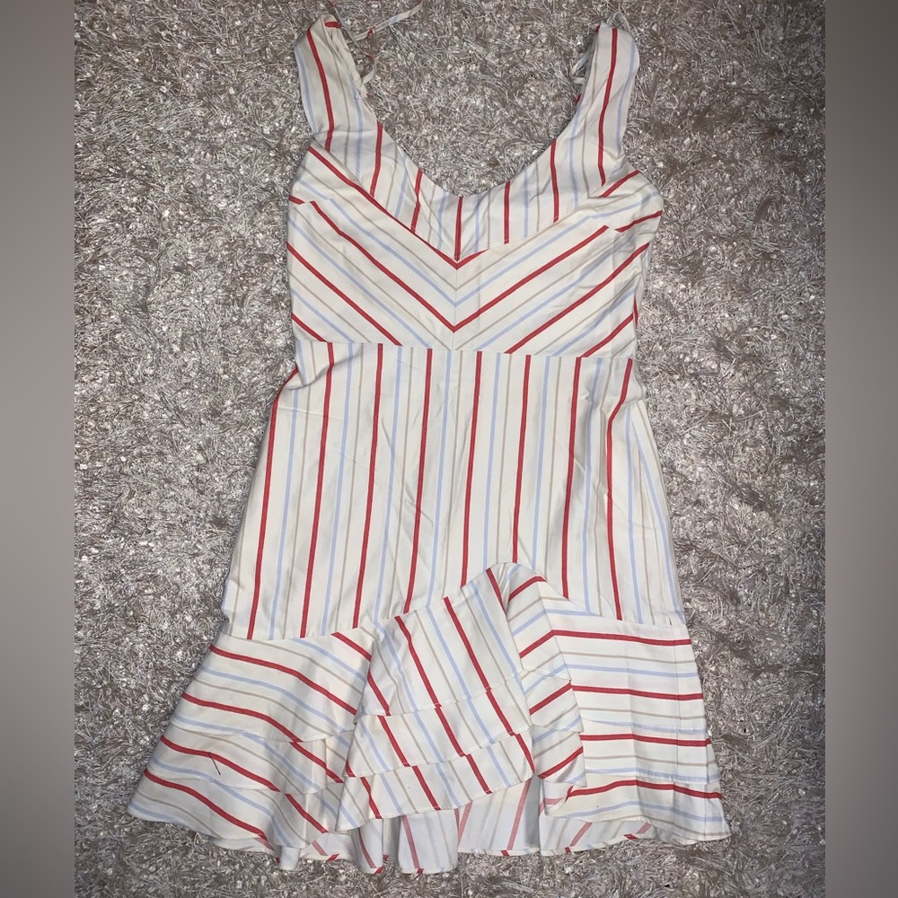 Parker 100% cotton Ruffled Mini Sundress s 6